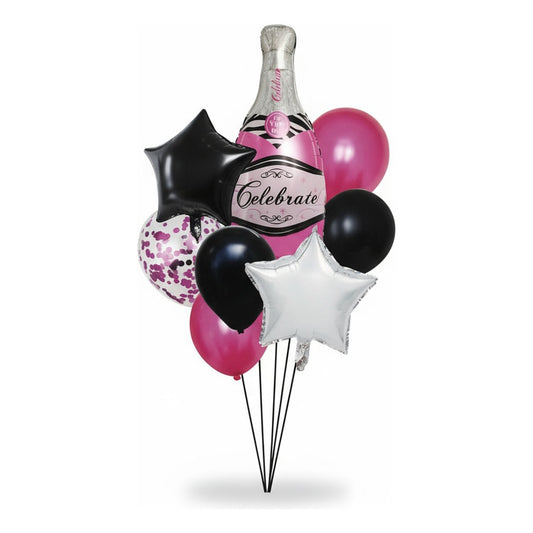 Set De Globos Botella