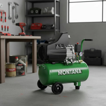 Compresor Montana De 24 Litros - 116 Psi - 220v