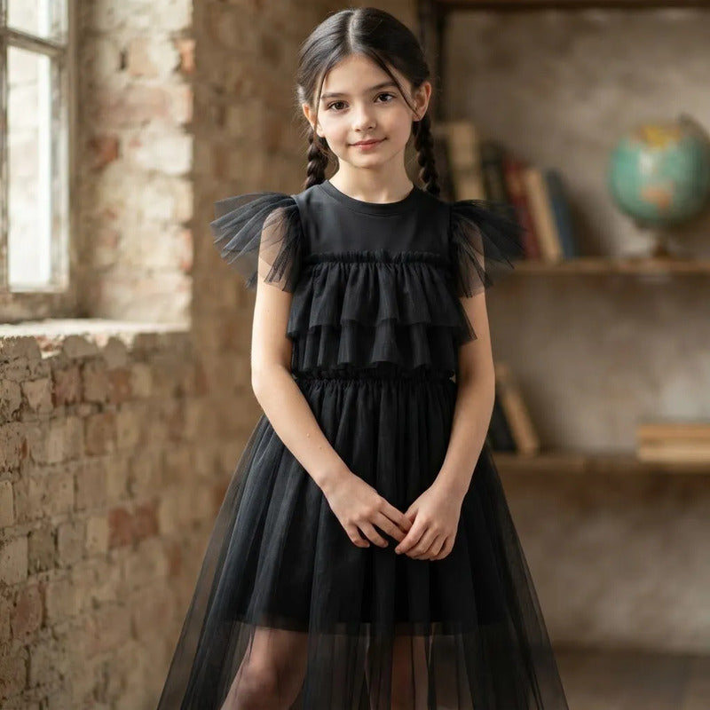 Disfraz Vestido Merlina