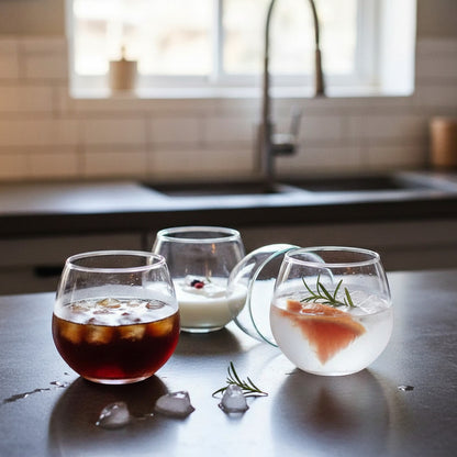 Florero De Vidrio Silueta 10 X 8 cm