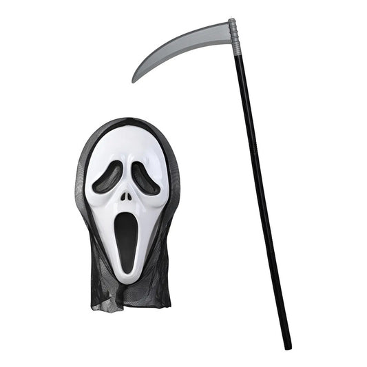 Máscara Scream y Guadaña