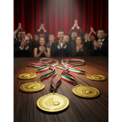 Medallas Doradas X10 Unidades