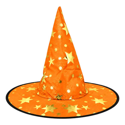 Sombrero De Bruja Estrellas