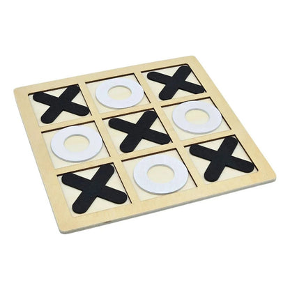 Juego De Mesa Tatetí De Madera 22,5 X 22,5 cm