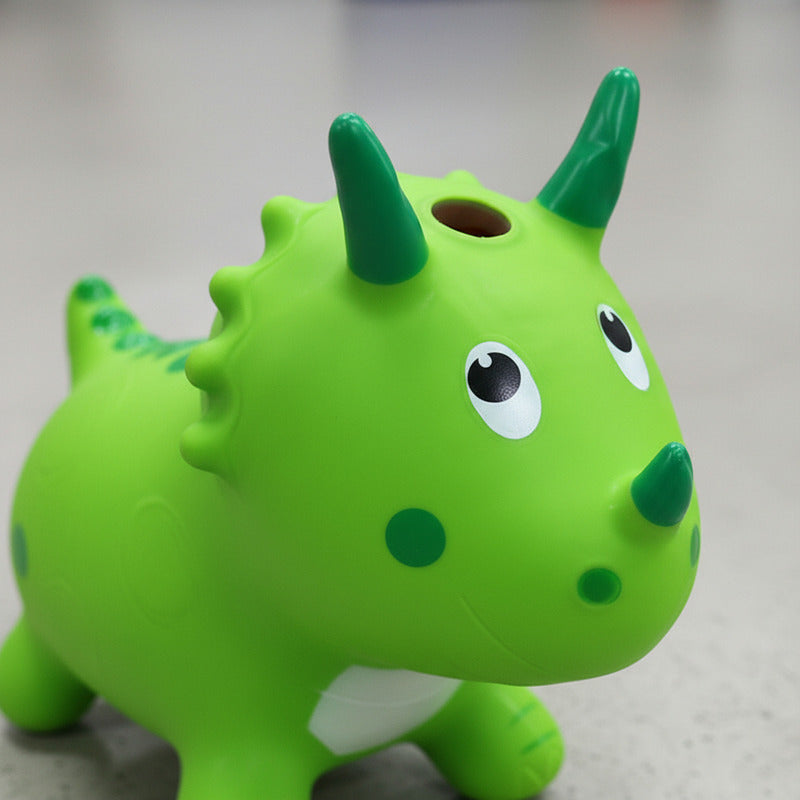 Dino Saltarín De Goma Inflable 45 X 70 cm