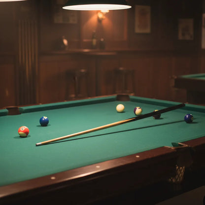 Taco De Pool Corto De Madera