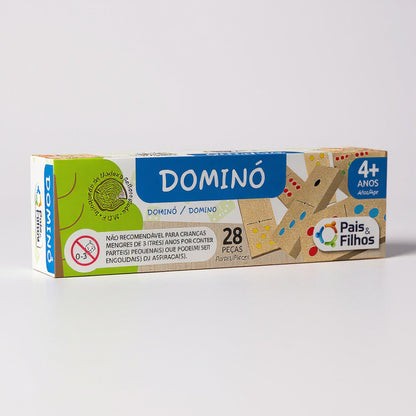 Domino De Madera Mediano 28 Piezas