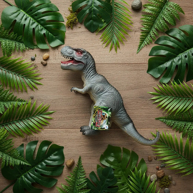 Dinosaurio De Goma 22 X 13,5 cm