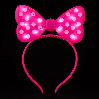 Vincha Minnie Lunares con Luz