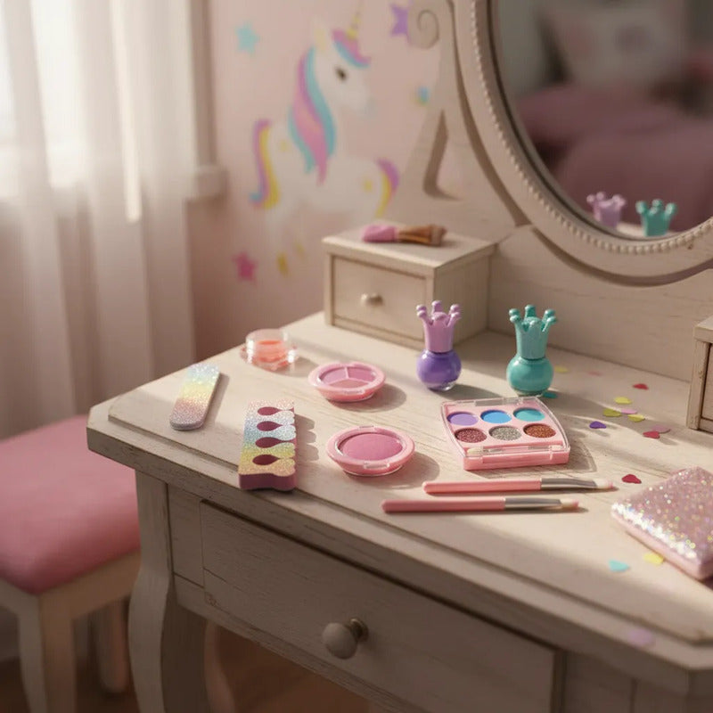 Set De Maquillaje Y Manicura