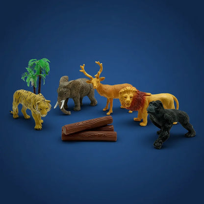 Set De Animales Safari X9