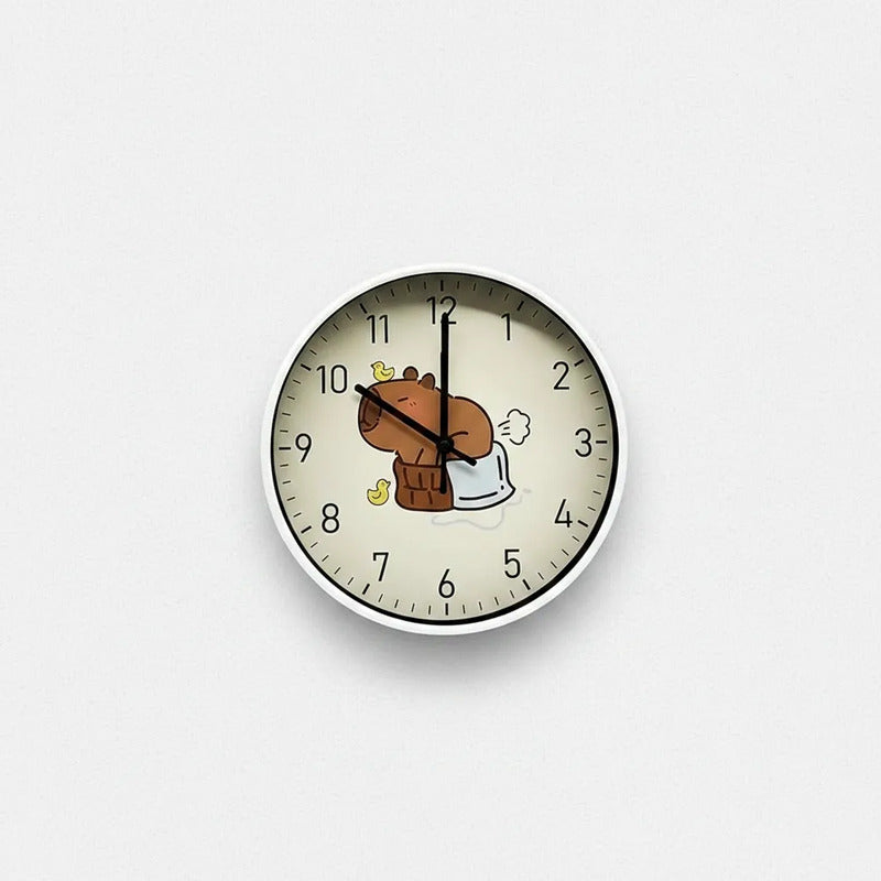 Reloj De Pared Infantil Capibara