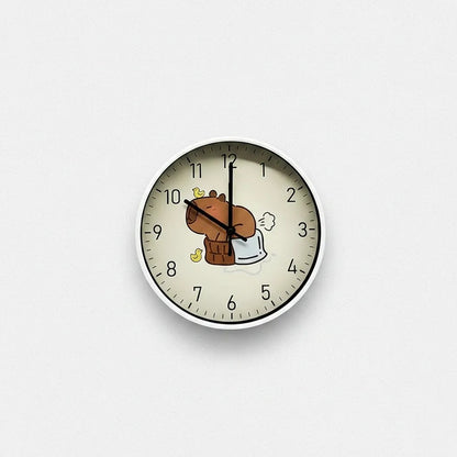 Reloj De Pared Infantil Capibara