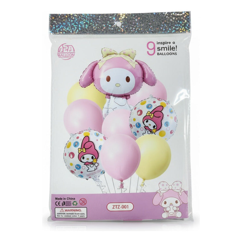 Set De Globos My Melody X9