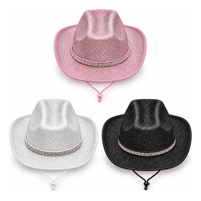 Sombrero Cowboy con Brillantina