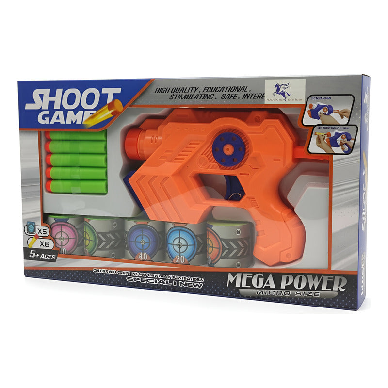 Pistola Lanza Dardos Mega Power