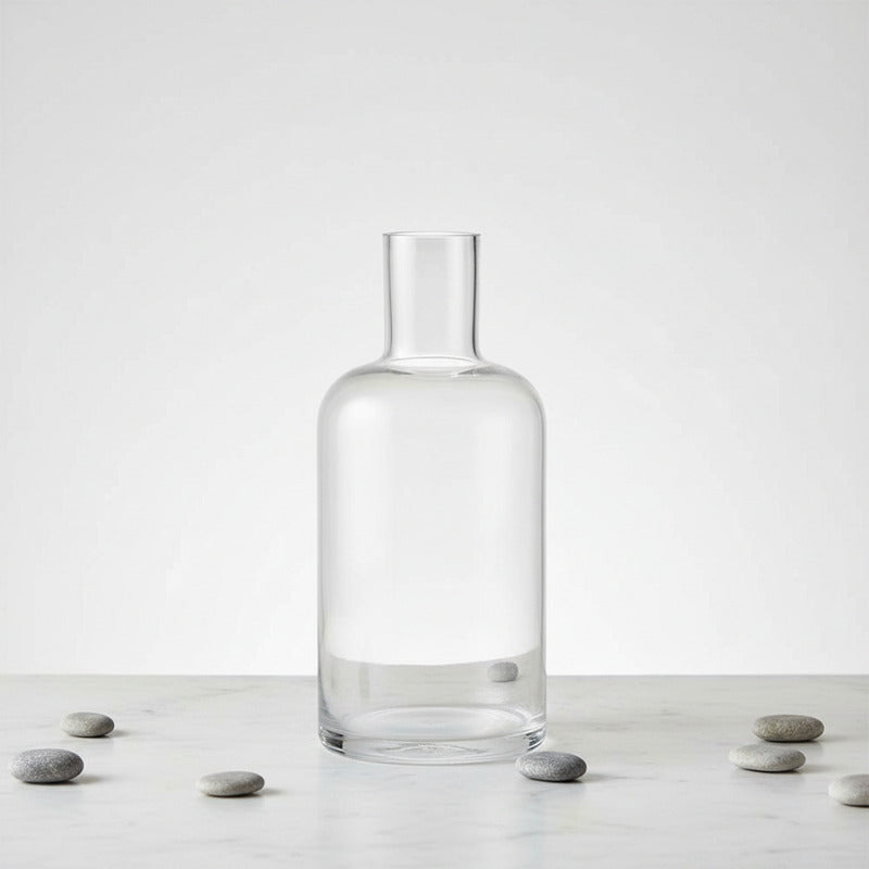 Florero Botella De Vidrio 25 X 11 cm