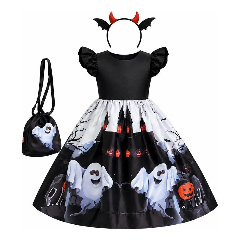 Disfraz Halloween con Bolsa y Vincha