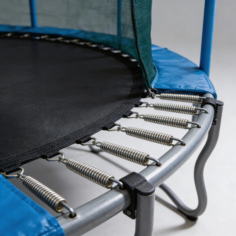 Cama Elástica Con Red De Protección