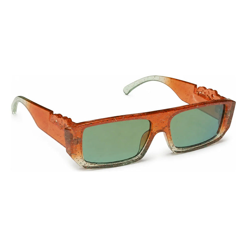 Lentes Rectangulares Con Glitter