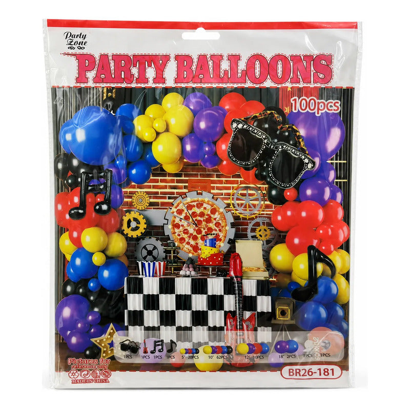 Kit Arco De Globos Rock