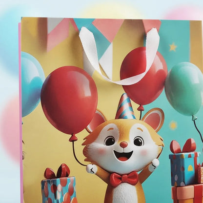 Bolsa De Regalo Grande Diseño Infantil 3D