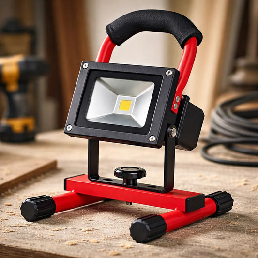 Foco De Trabajo Led De 10w / Resistente Al Agua Blanco Frío