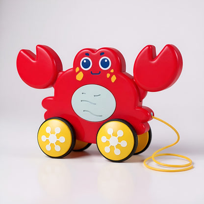 Juguete De Arrastre Cangrejo Bebe Con Sonido