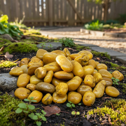 Piedras Lisas Mostaza 800g