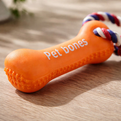 Juguete Hueso Con Cuerda Para Mascotas 15 X 3,5 cm