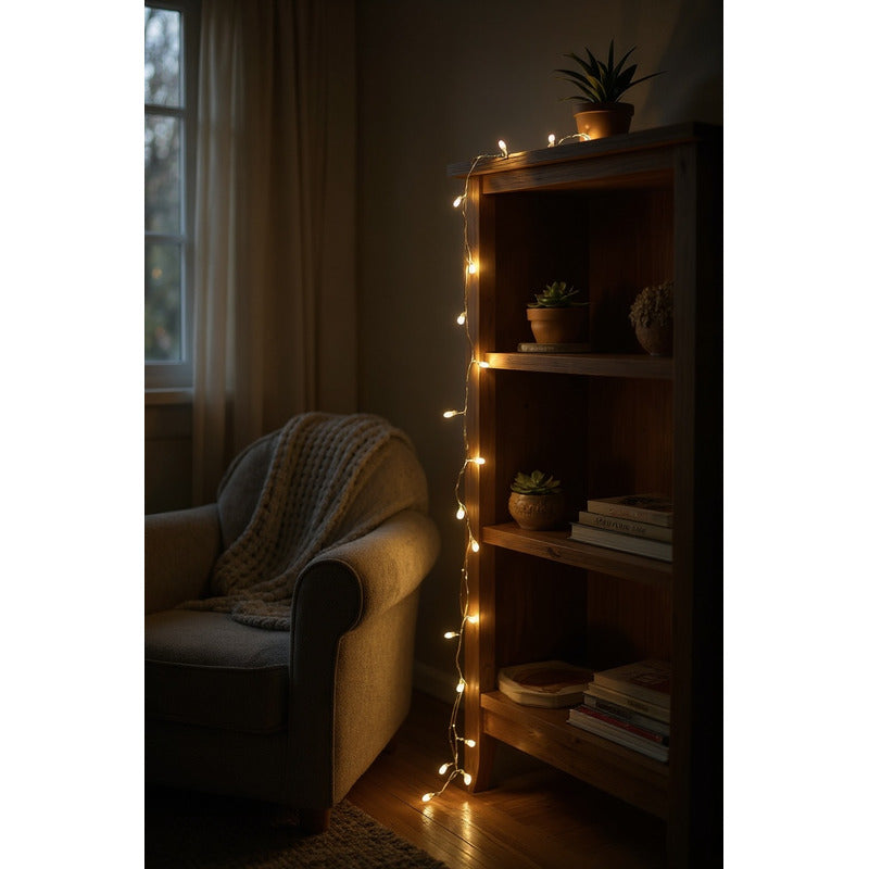 Luciérnagas Blanco Cálido 3mts X30 Luces