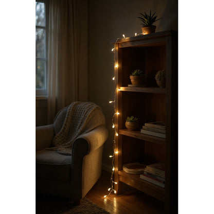 Luciérnagas Blanco Cálido 3mts X30 Luces