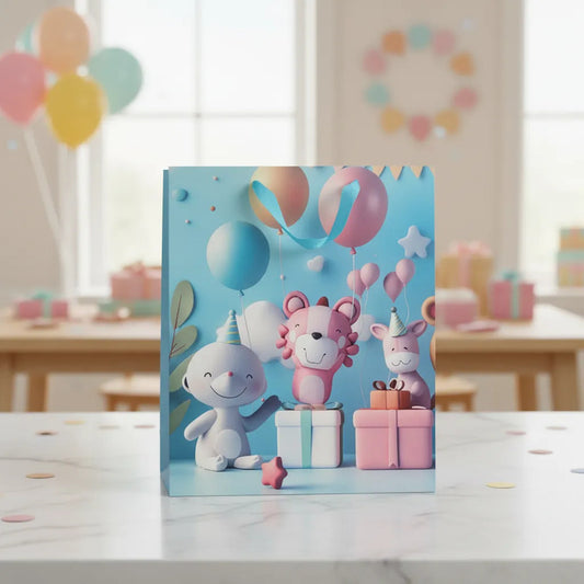 Bolsa De Regalo Grande Diseño Infantil 3D