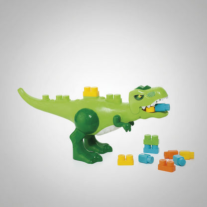 Dinosaurio Con Bloques Para Encastre