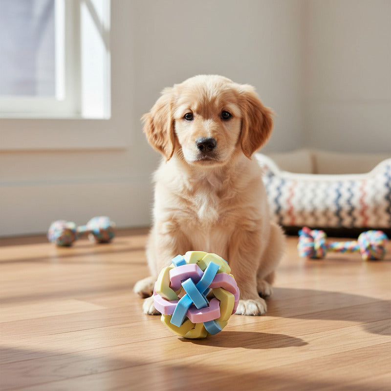 Pelota De Silicona Para Mascotas 9 cm