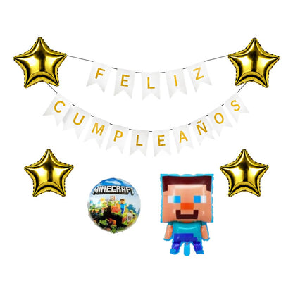 Kit de Globos Minecraft