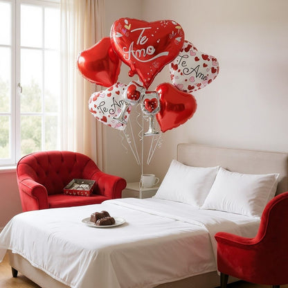 Set De Globos Te Amo