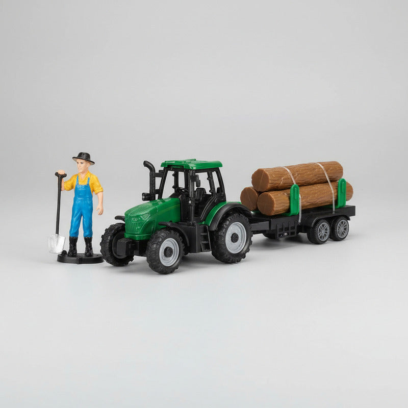 Tractor De Granja Con Muñeco