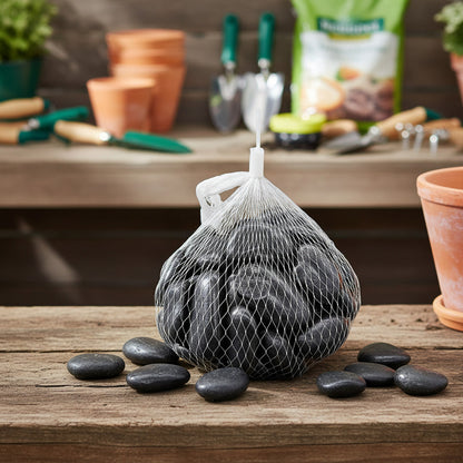 Piedras Lisas Negras 800g