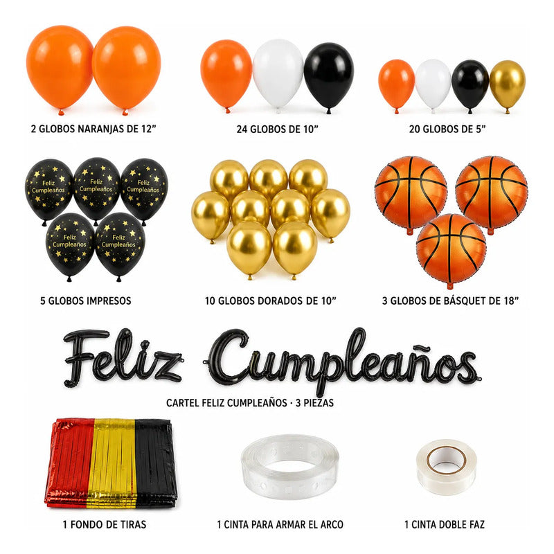 Kit De Globos Básquetbol