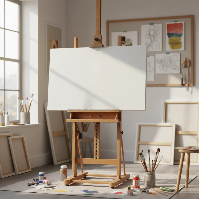 Lienzo Cuadro Blanco Con Bastidores