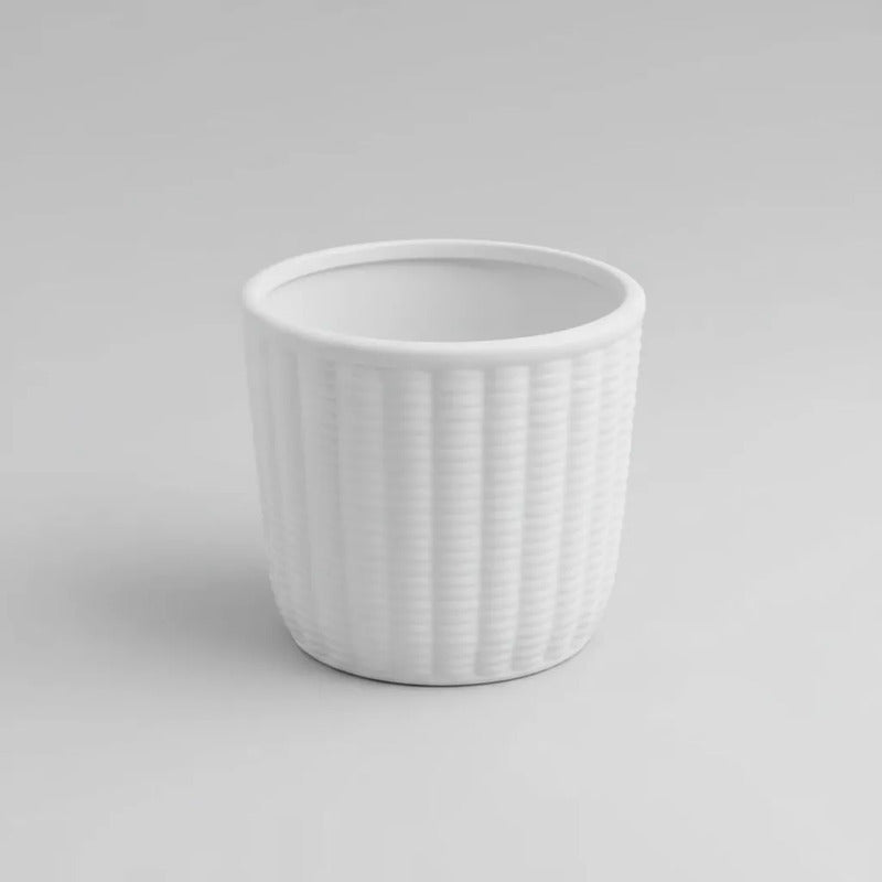 Maceta De Cerámica Texturada 10 cm