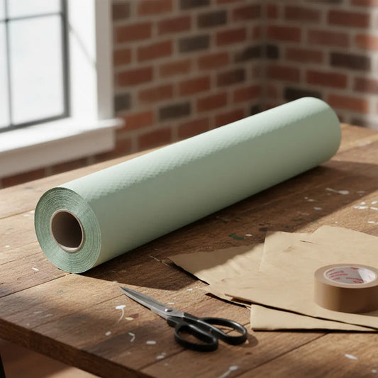Rollo De Embalaje Papel Panal Gris