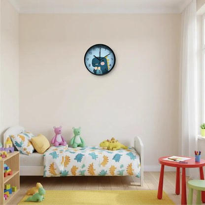 Reloj De Pared Infantil Dinosaurio