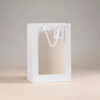 Bolsa Regalo Kraft Con Visor