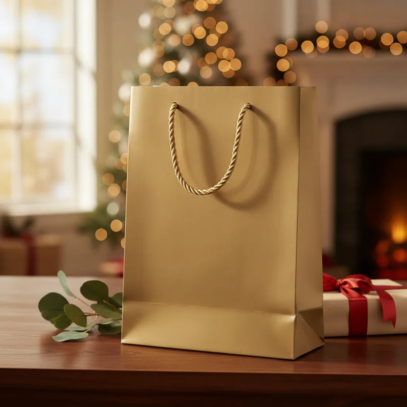 Bolsa De Regalo Lisa Dorado