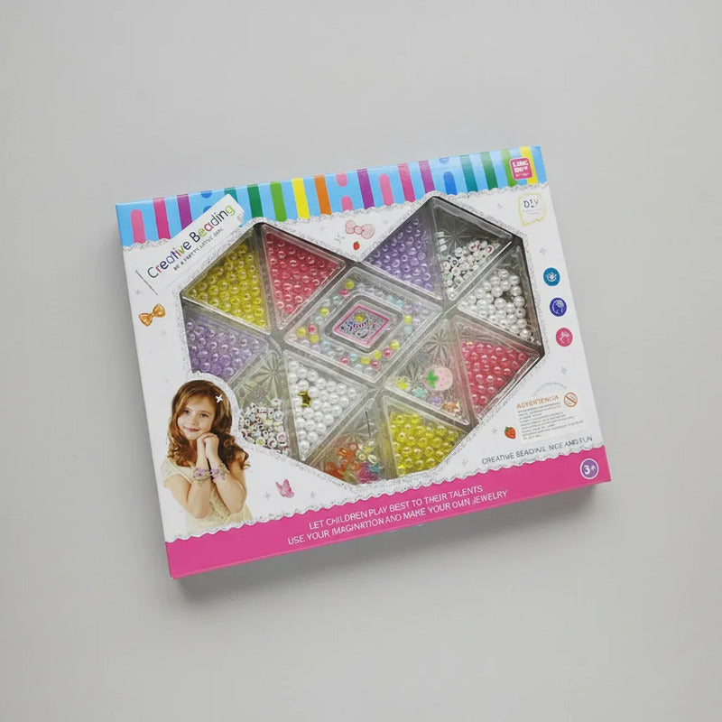 Set Para Crear Pulseras En Caja Corazón