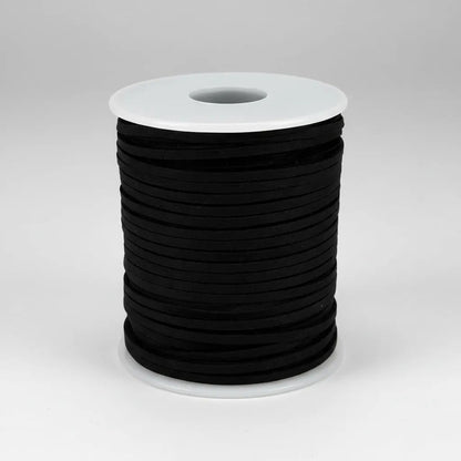 Rollo Cordón Hilo Gamuza Negro