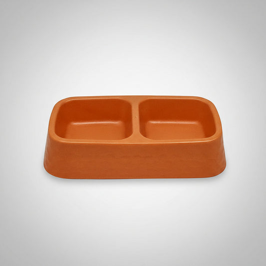 Comedero Doble Para Mascotas 24 X 5,5 cm