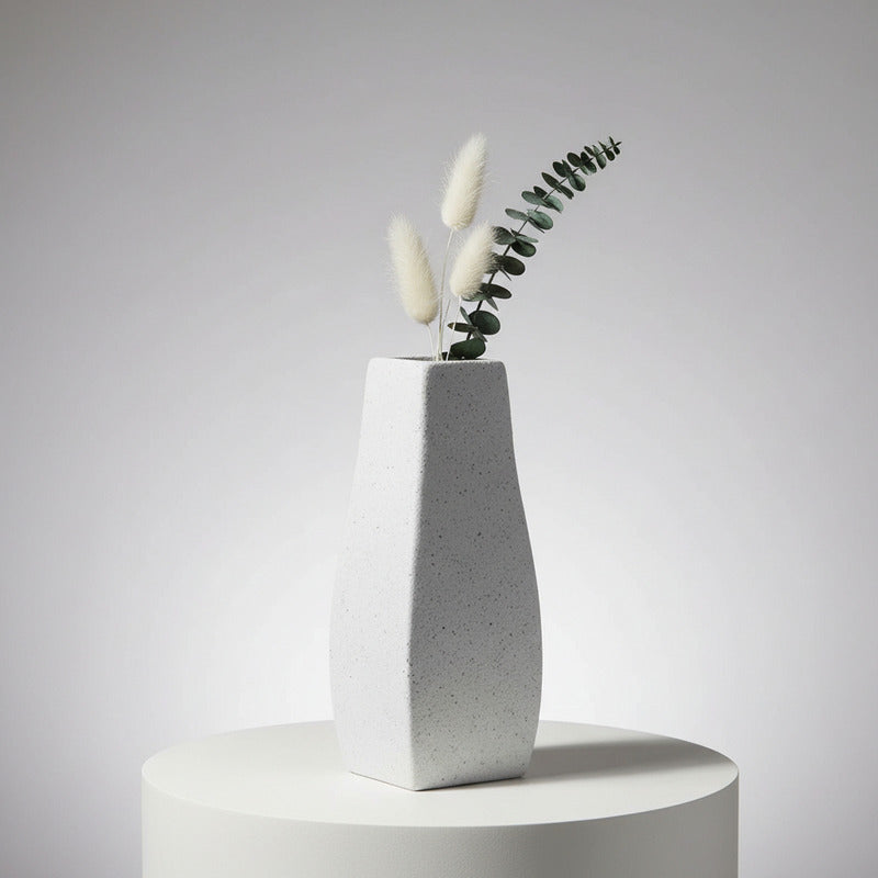 Florero De Cerámica Silueta 20cm